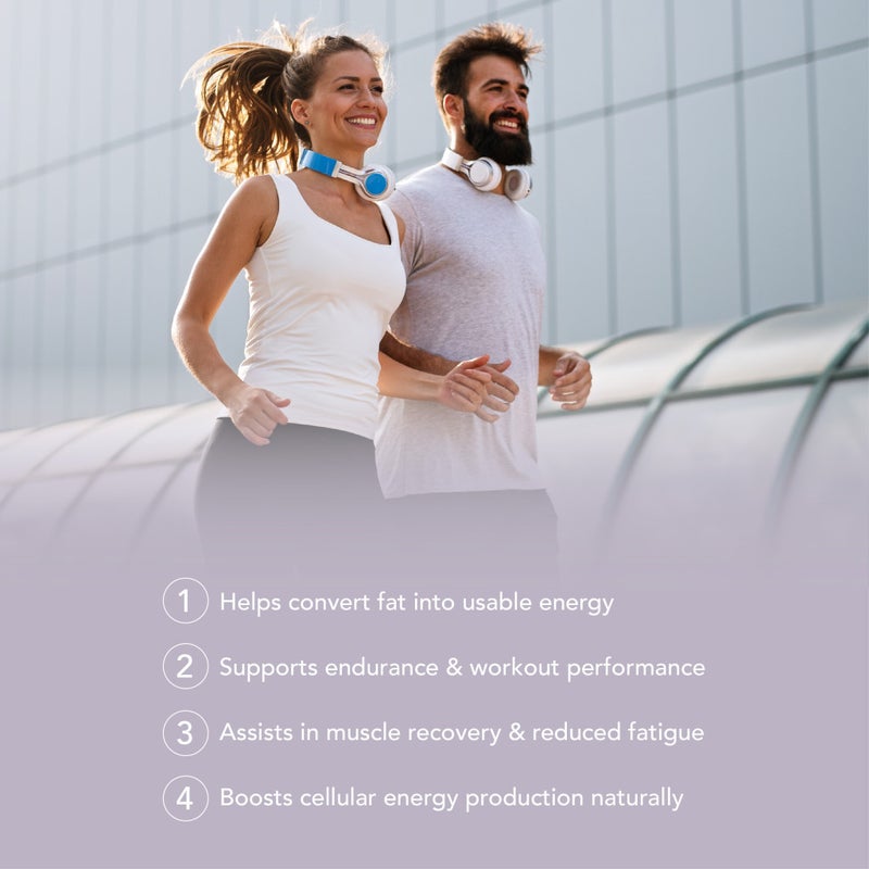 Radiant Platinum L-Carnitine 500 MG – Supports Fat Metabolism, Energy Booster & Weight Management x 90 Capsules - Image 2